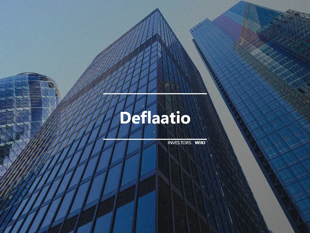 Deflaatio