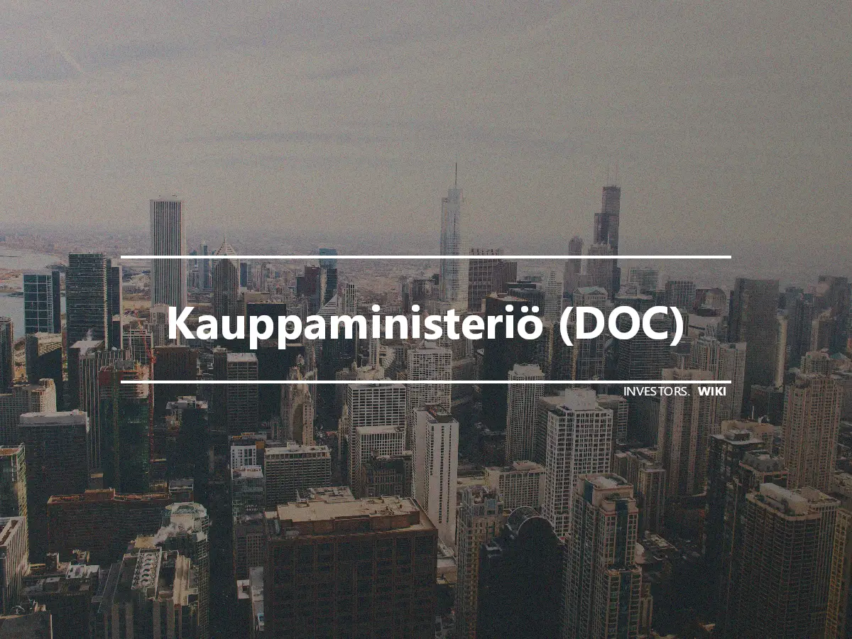 Kauppaministeriö (DOC)