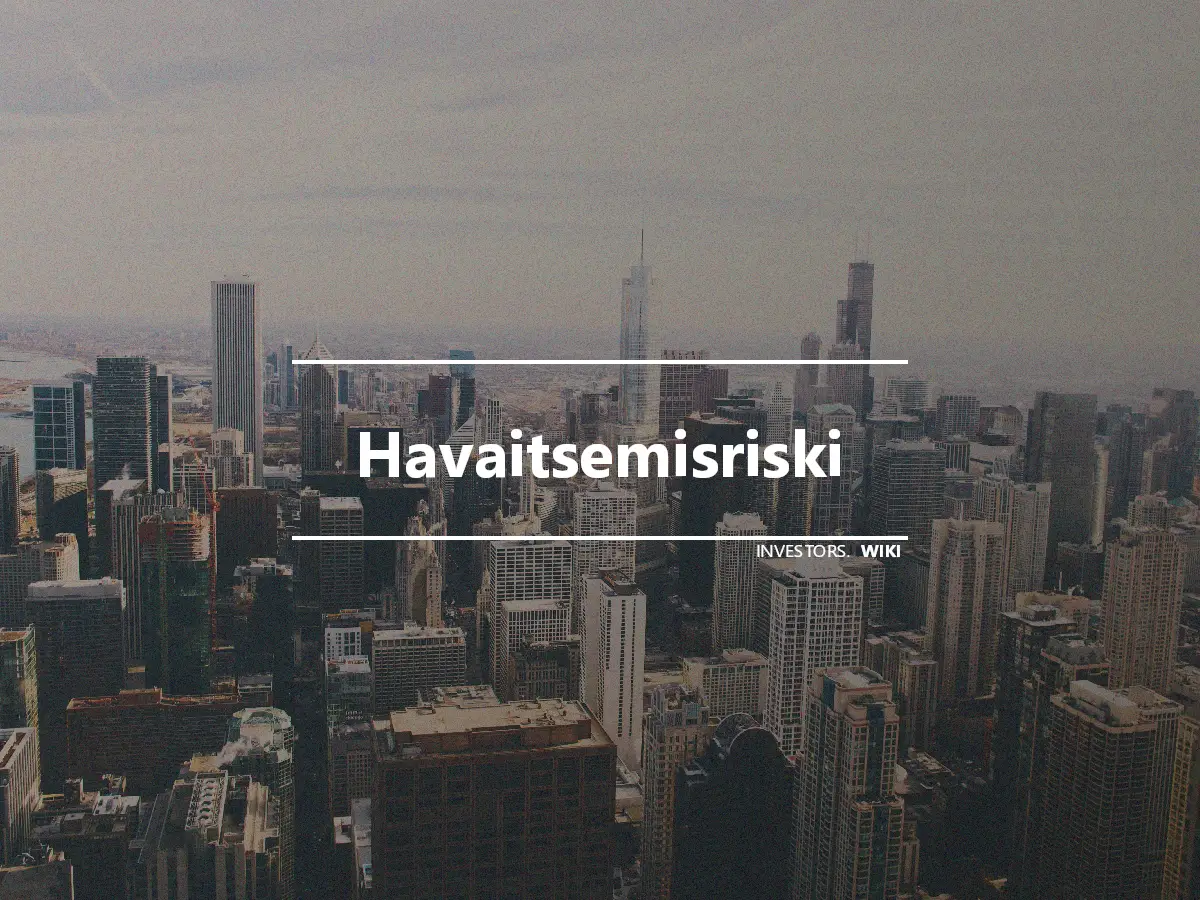 Havaitsemisriski