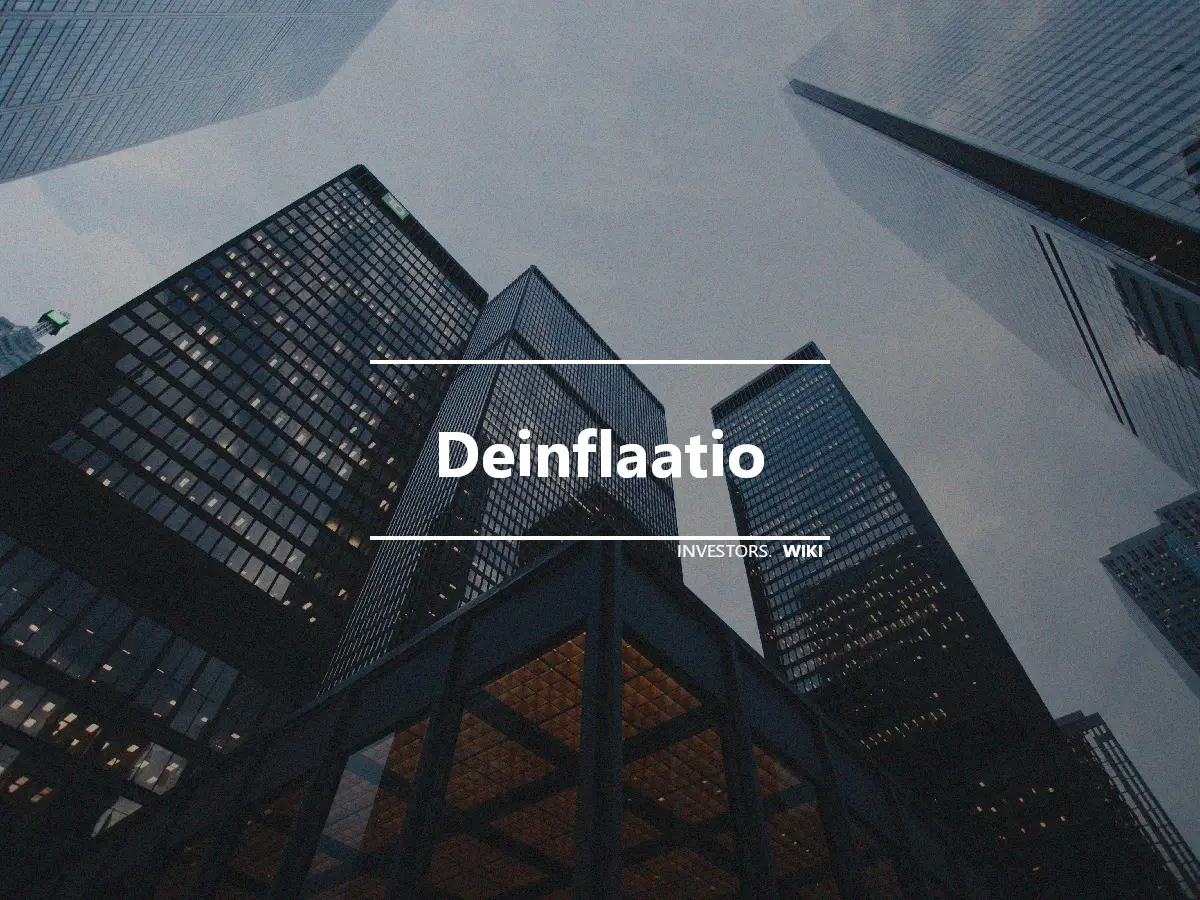 Deinflaatio