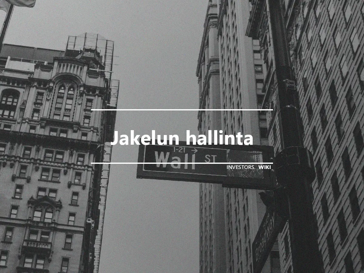 Jakelun hallinta