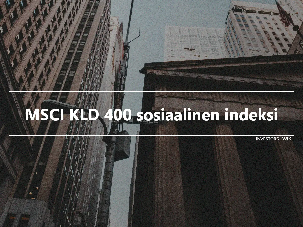 MSCI KLD 400 sosiaalinen indeksi