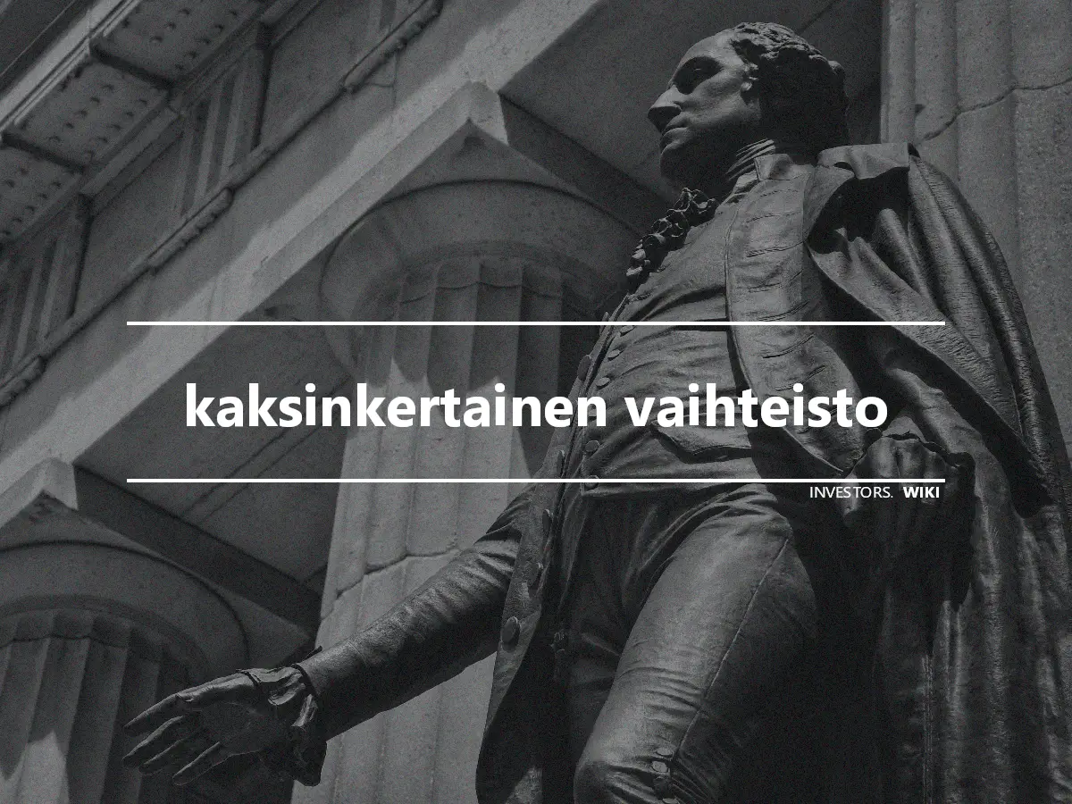 kaksinkertainen vaihteisto