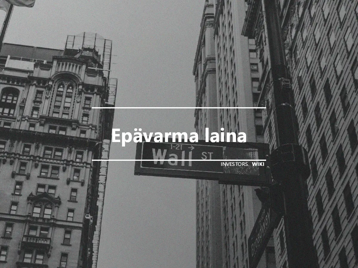 Epävarma laina