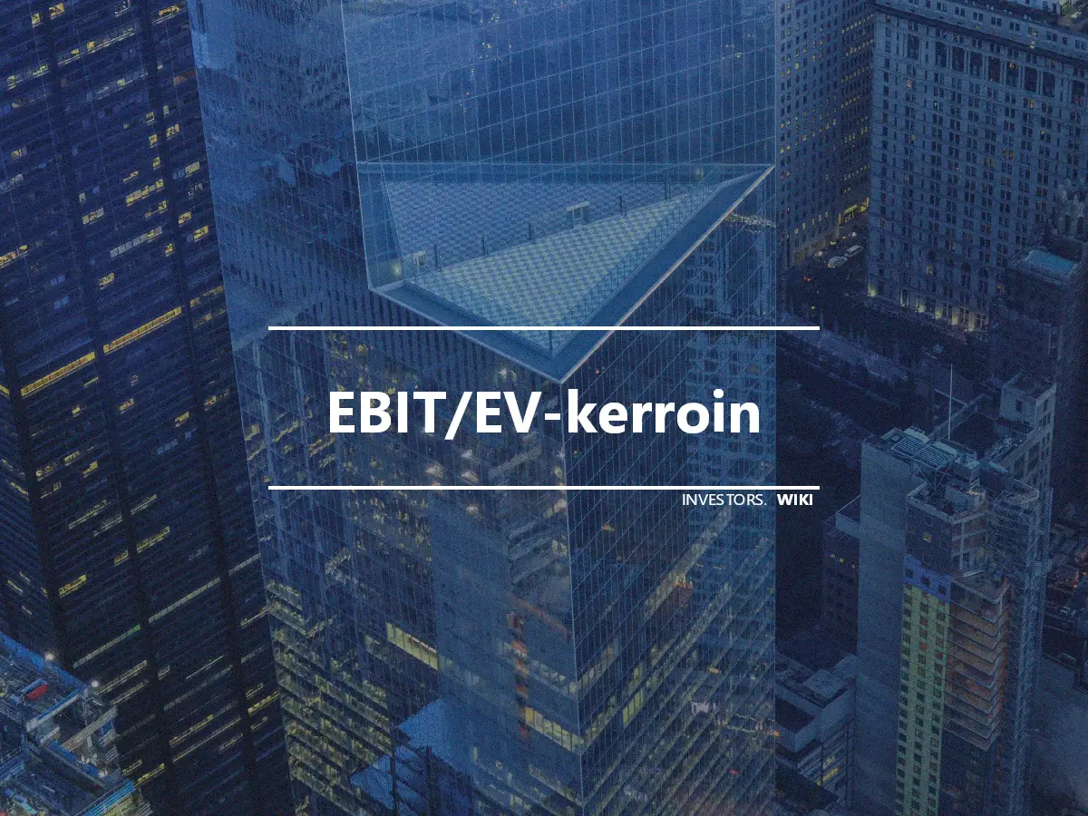 EBIT/EV-kerroin
