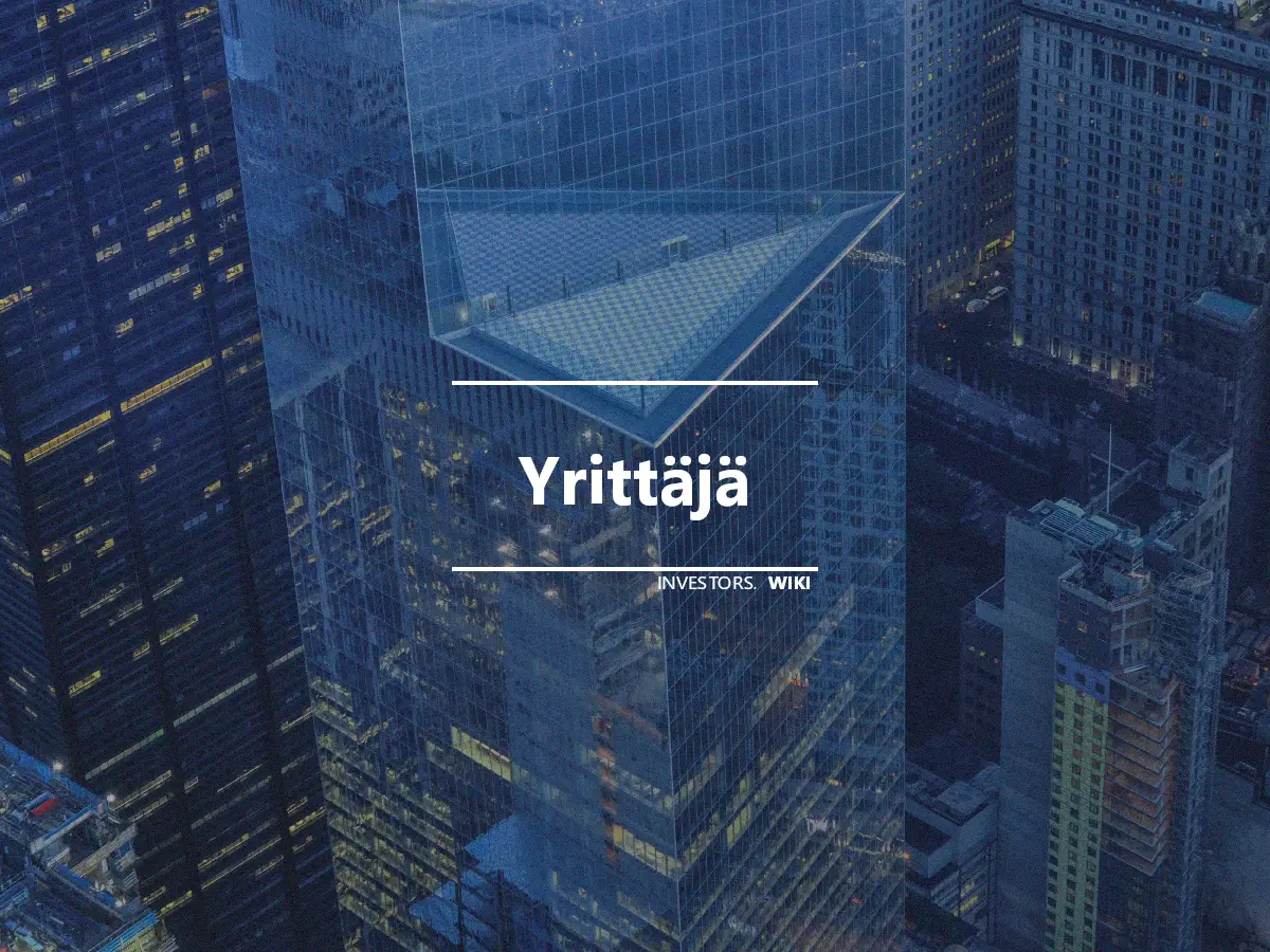 Yrittäjä