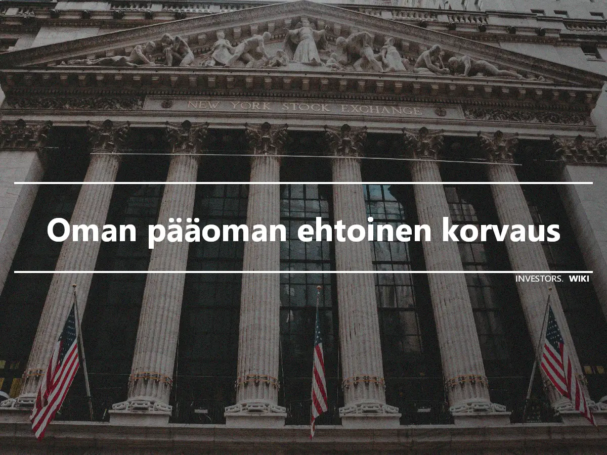 Oman pääoman ehtoinen korvaus