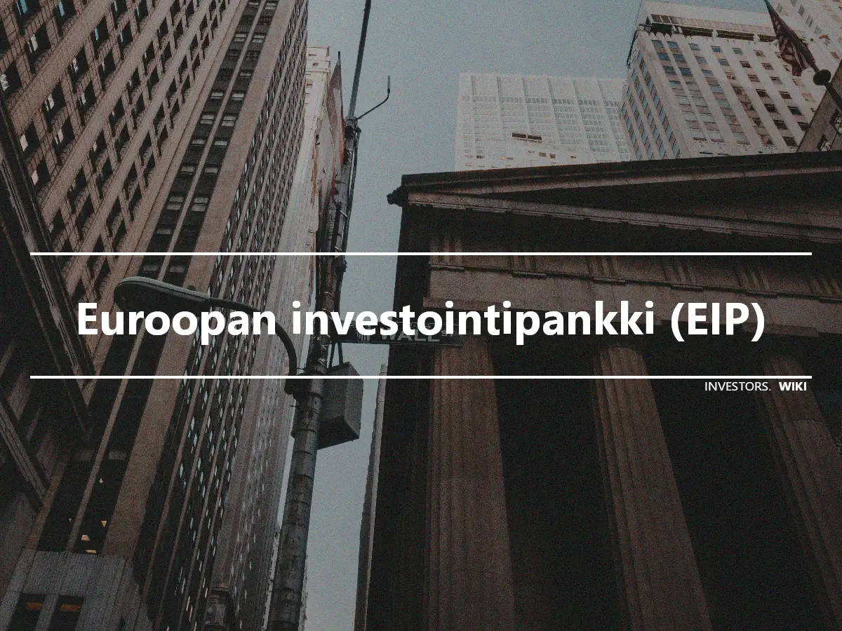 Euroopan investointipankki (EIP)