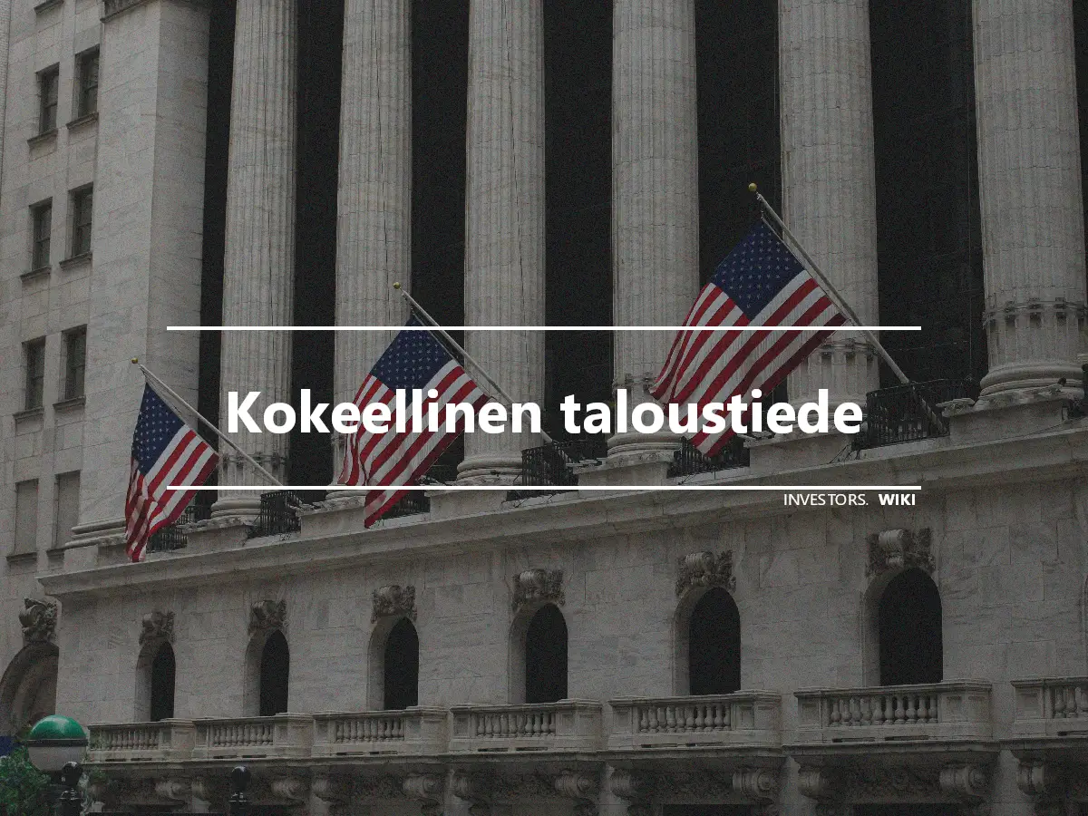 Kokeellinen taloustiede