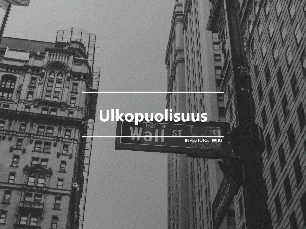 Ulkopuolisuus