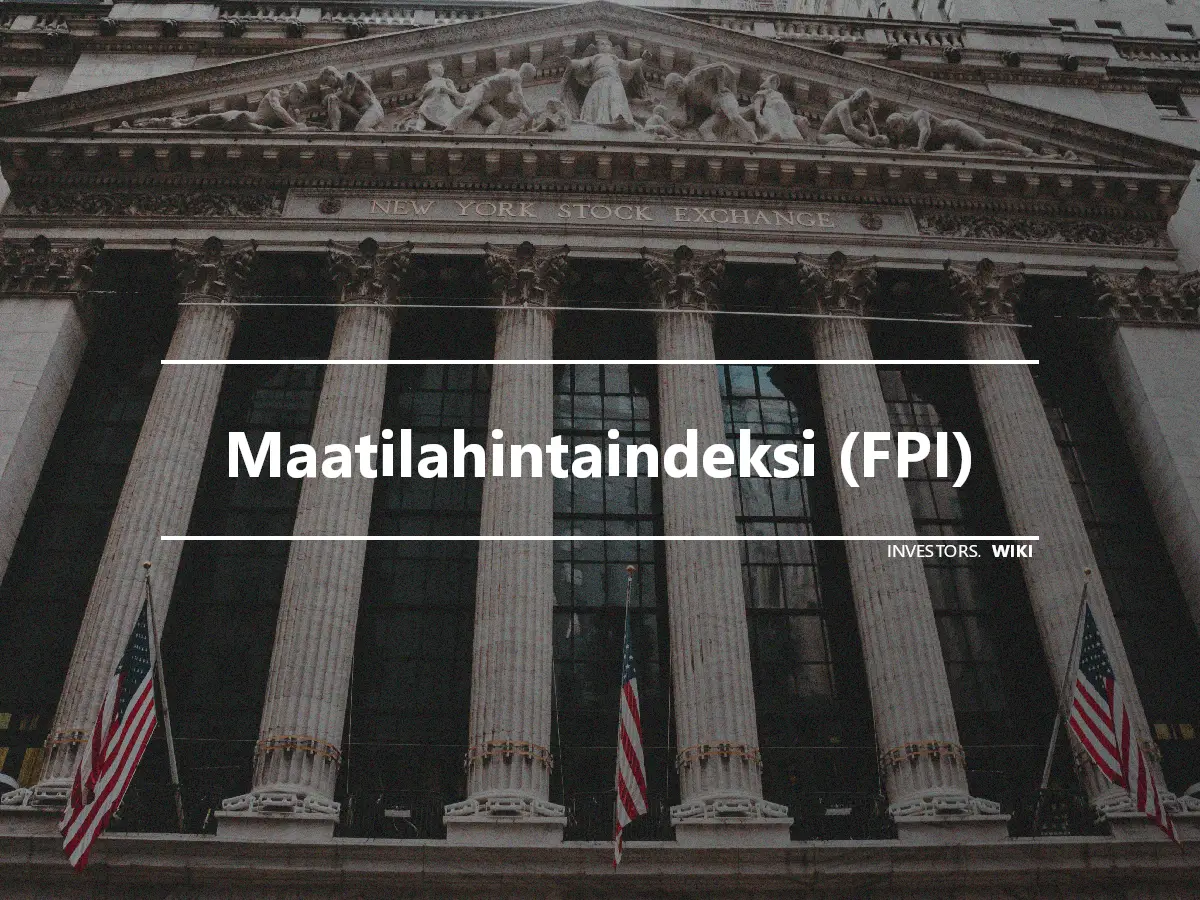 Maatilahintaindeksi (FPI)