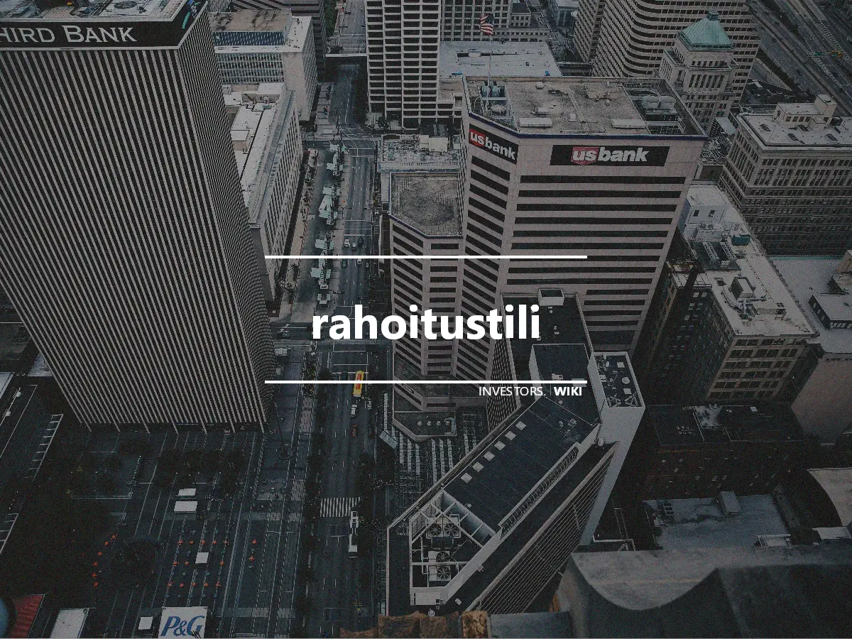 rahoitustili