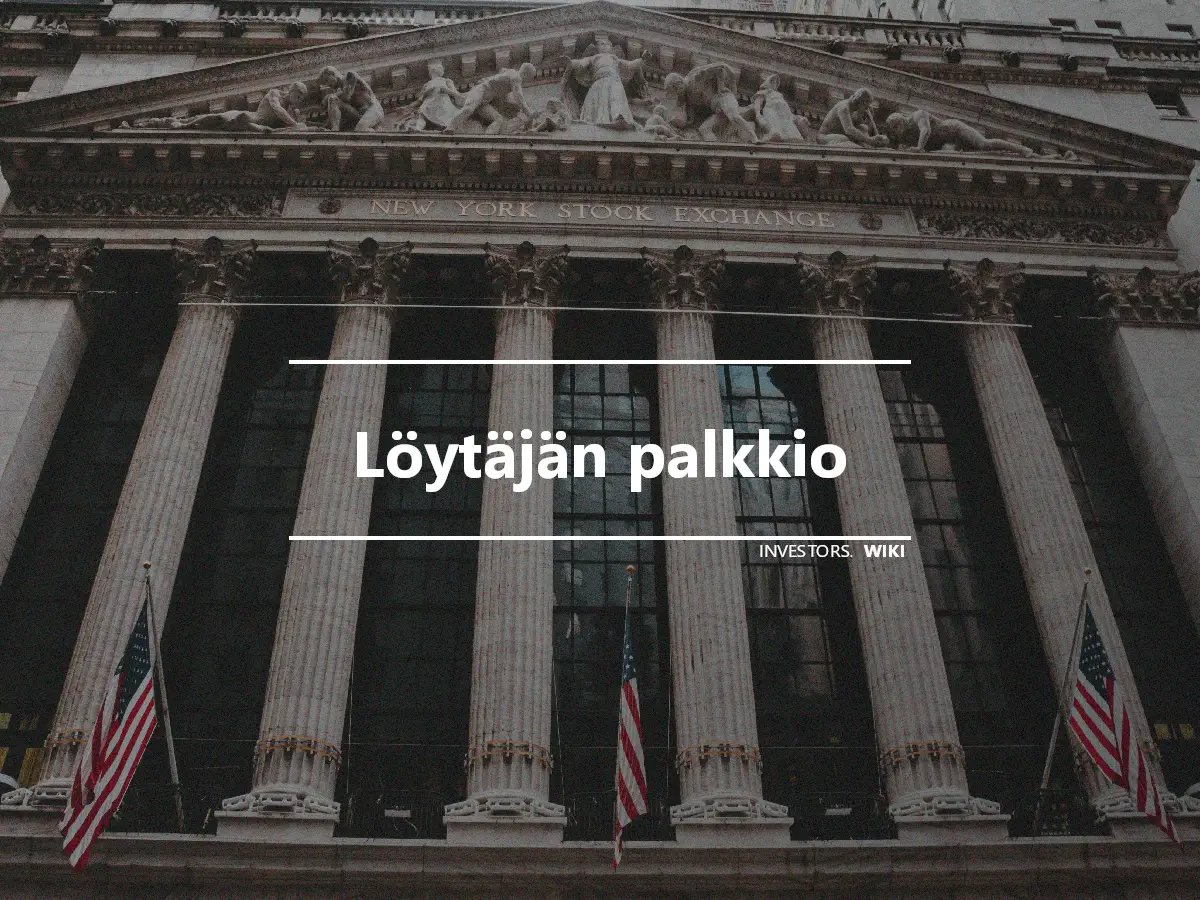 Löytäjän palkkio