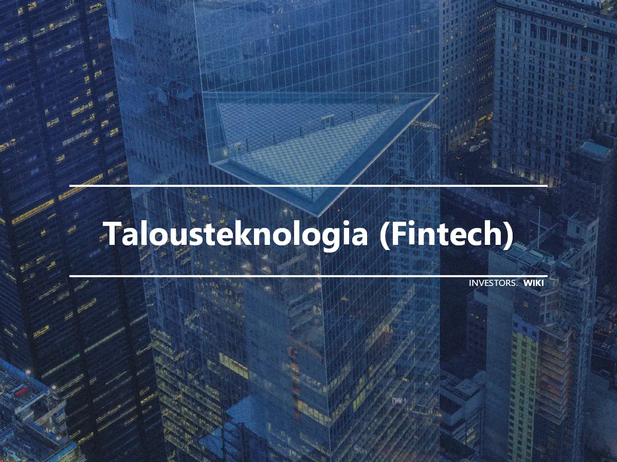 Talousteknologia (Fintech)