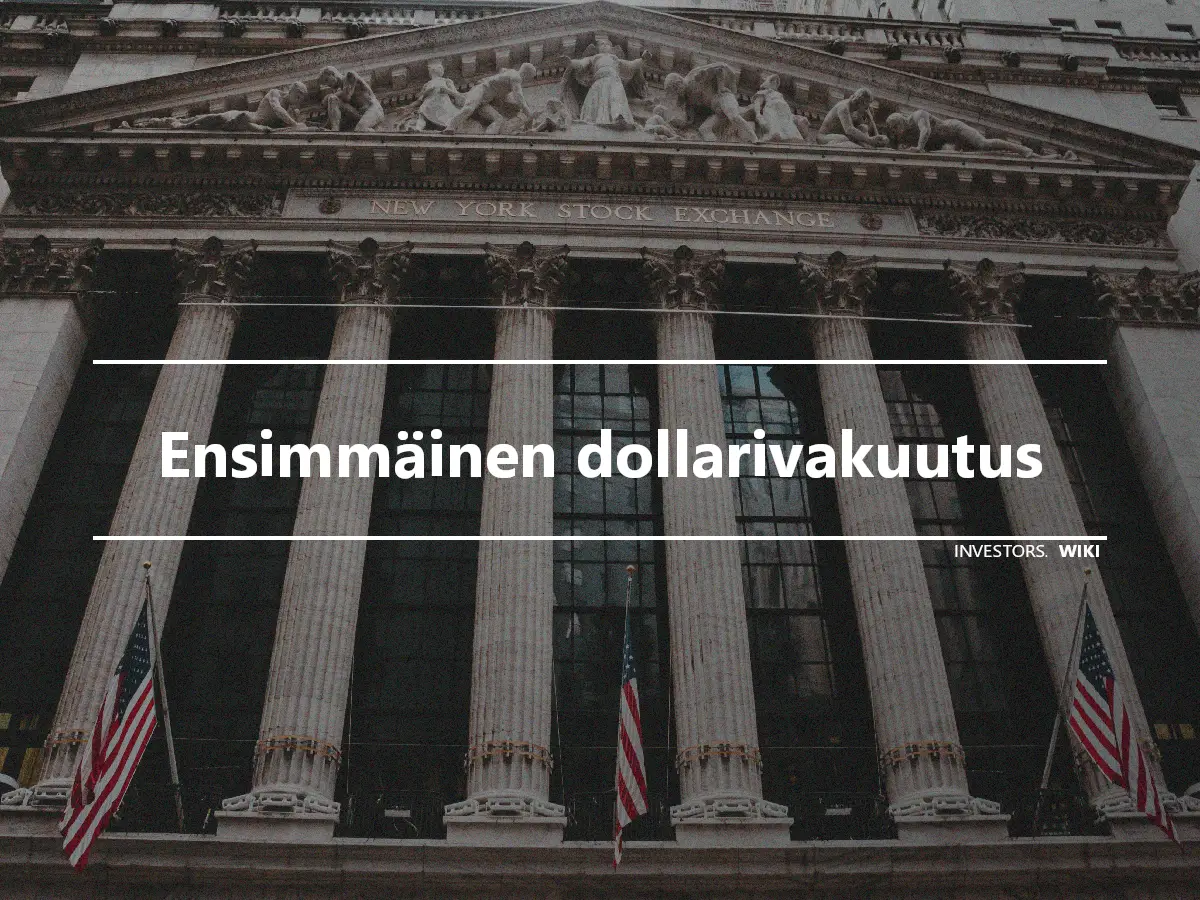 Ensimmäinen dollarivakuutus