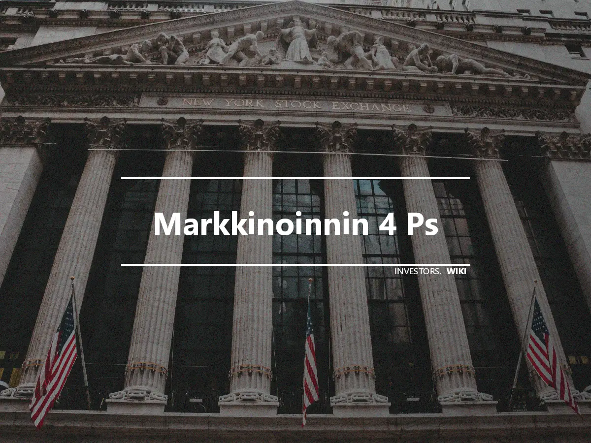 Markkinoinnin 4 Ps