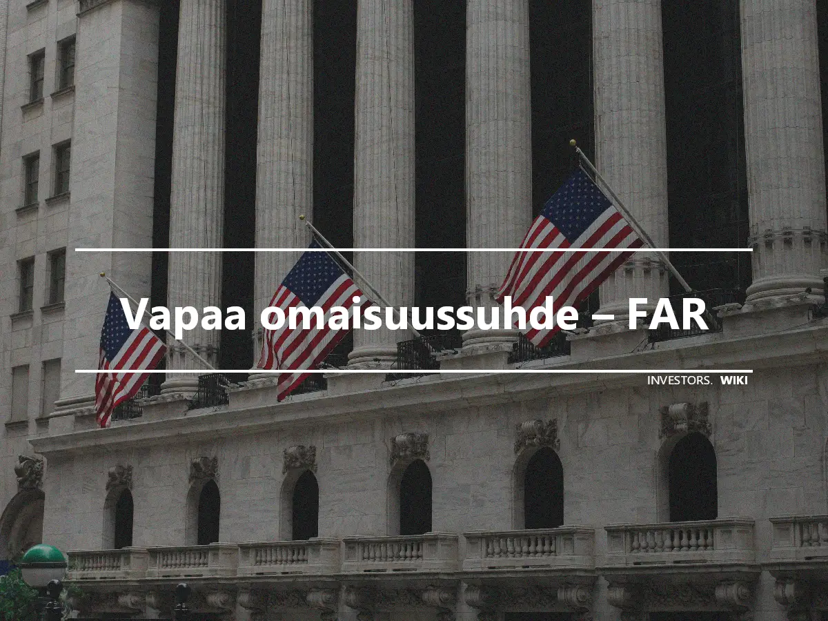 Vapaa omaisuussuhde – FAR