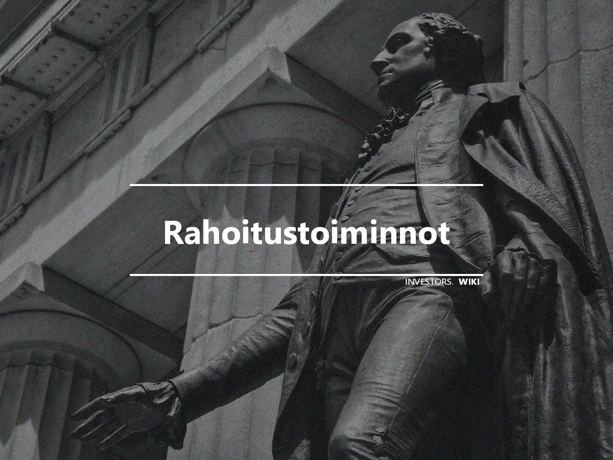 Rahoitustoiminnot