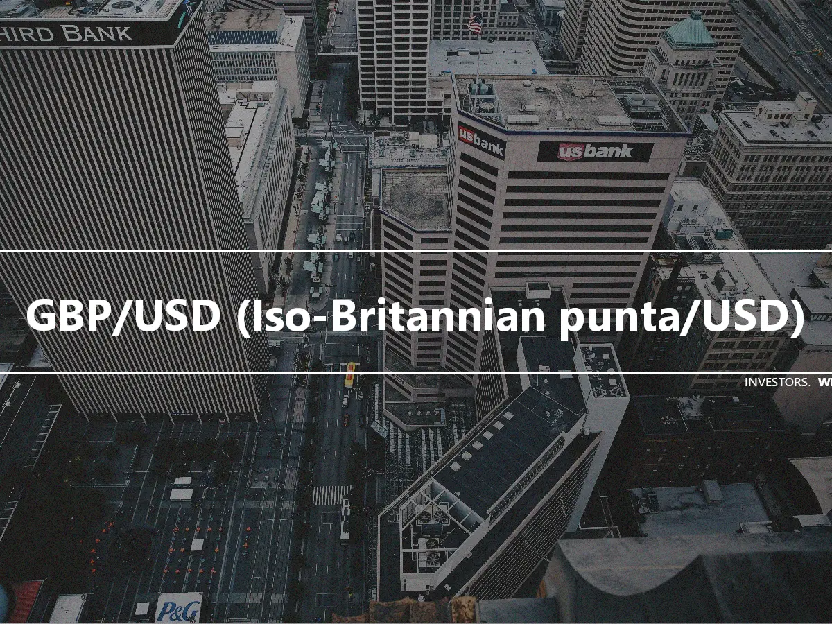 GBP/USD (Iso-Britannian punta/USD)
