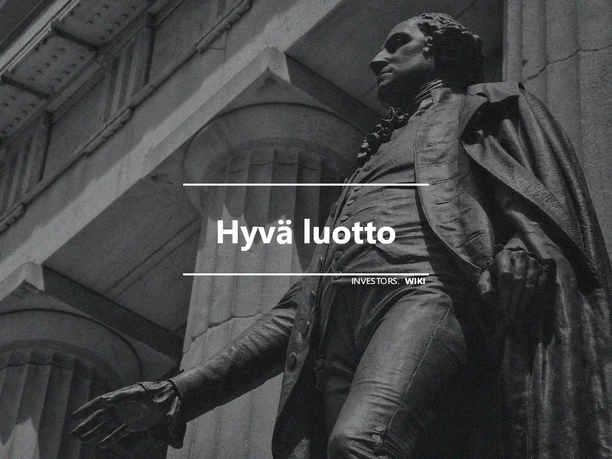 Hyvä luotto