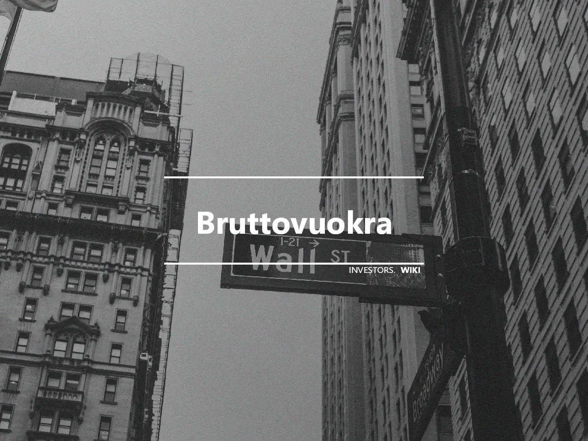 Bruttovuokra