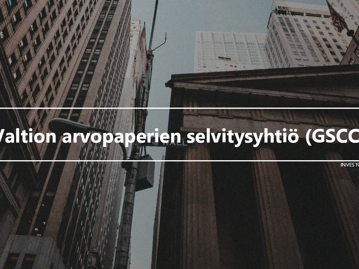 Valtion arvopaperien selvitysyhtiö (GSCC)