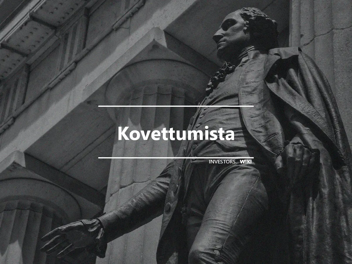 Kovettumista