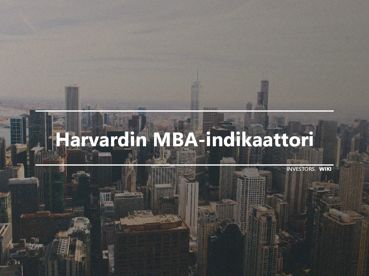 Harvardin MBA-indikaattori