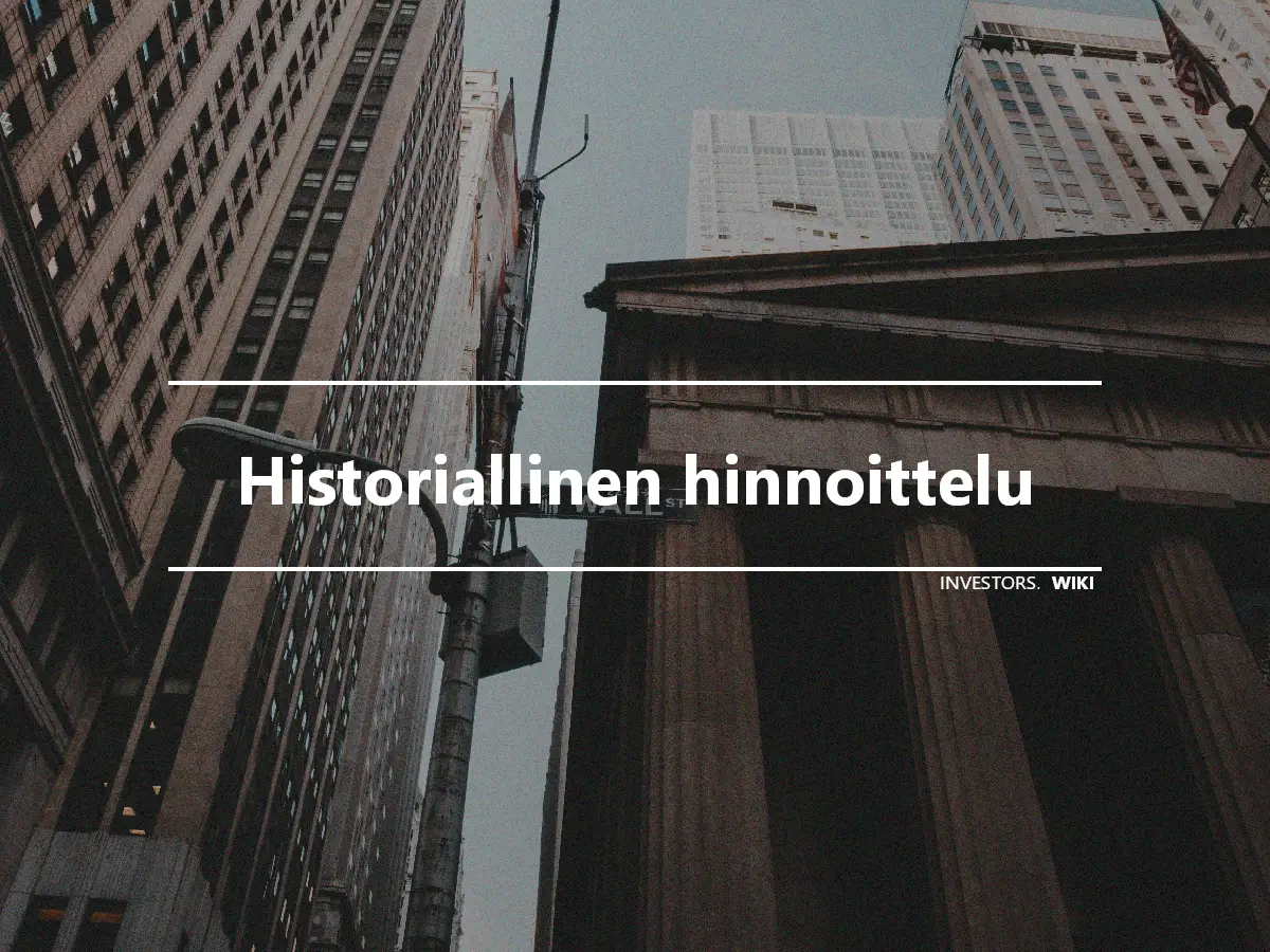 Historiallinen hinnoittelu