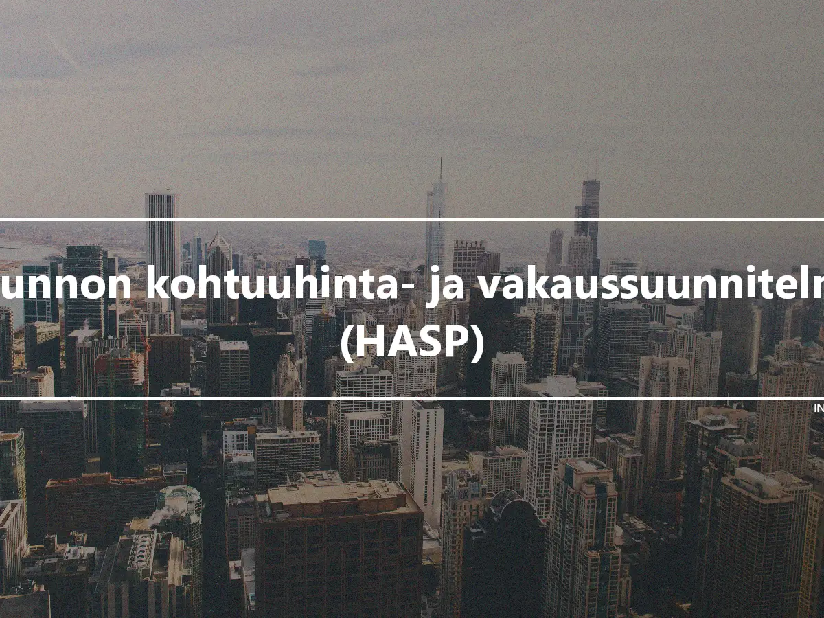 Asunnon kohtuuhinta- ja vakaussuunnitelma (HASP)