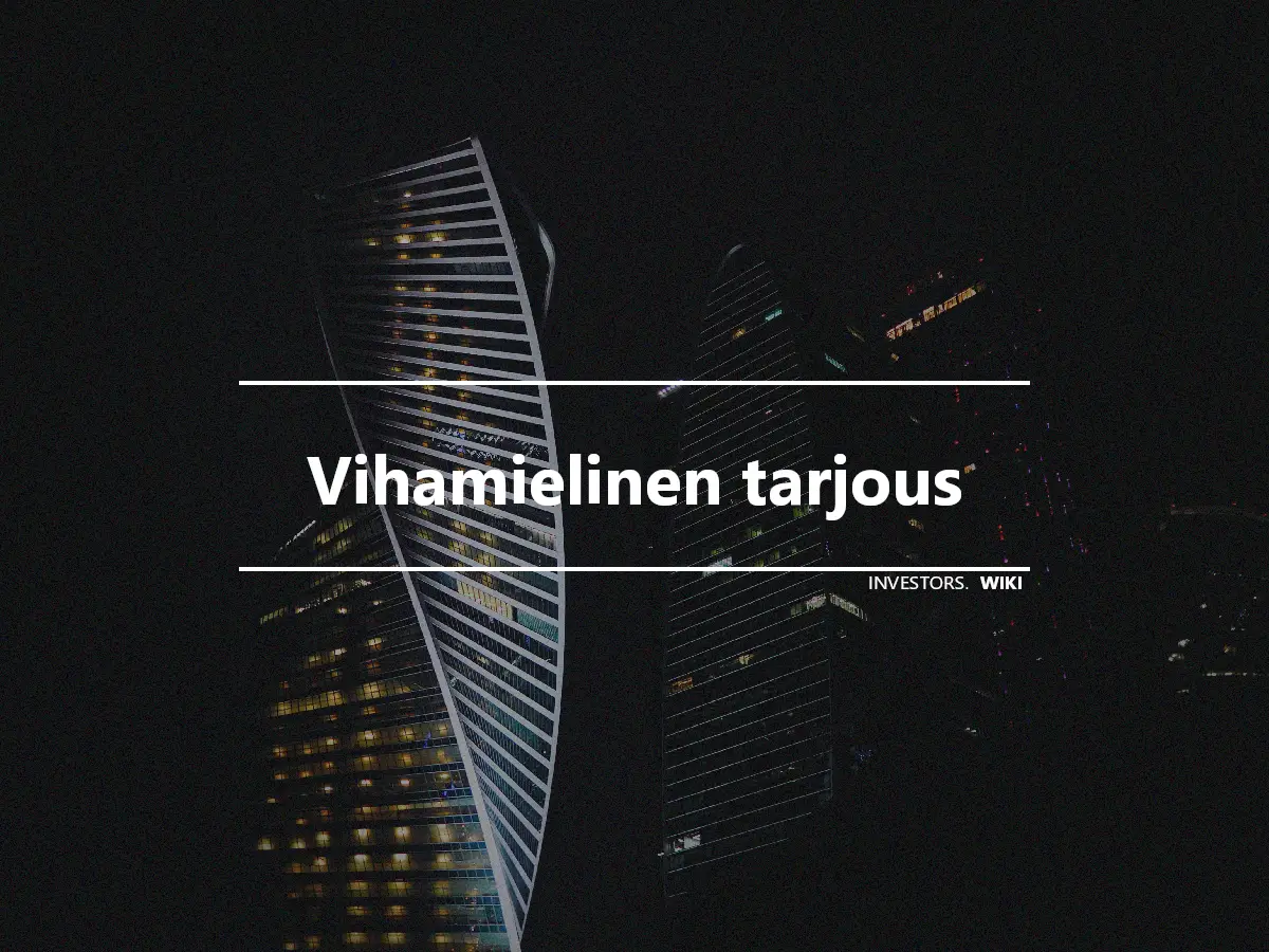 Vihamielinen tarjous