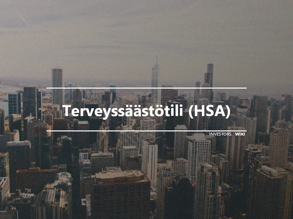 Terveyssäästötili (HSA)