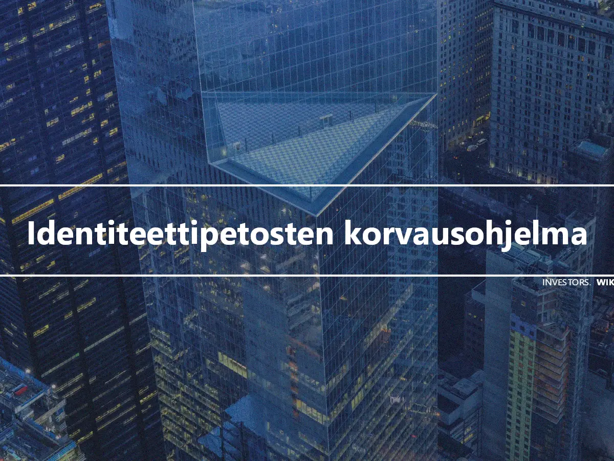 Identiteettipetosten korvausohjelma