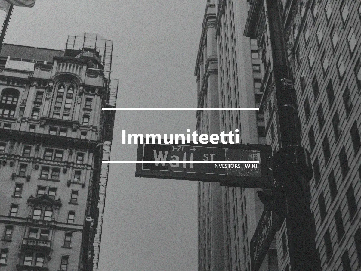 Immuniteetti