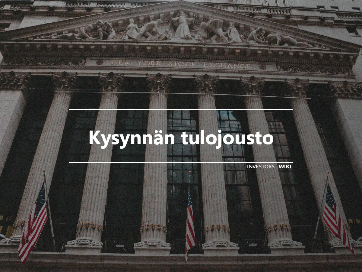 Kysynnän tulojousto