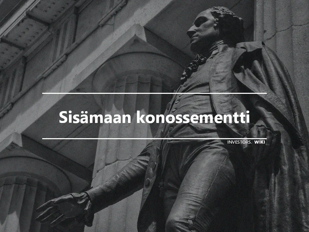 Sisämaan konossementti