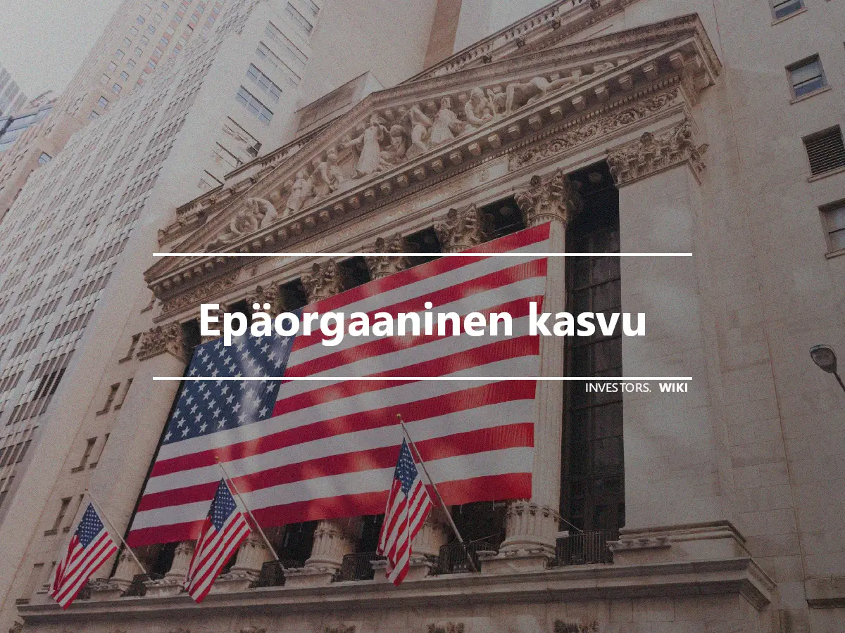 Epäorgaaninen kasvu