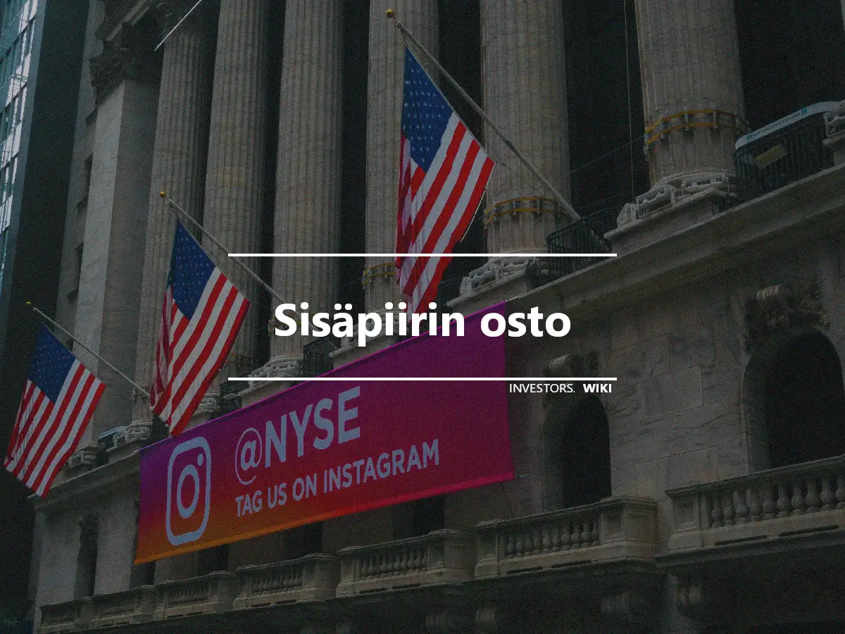 Sisäpiirin osto