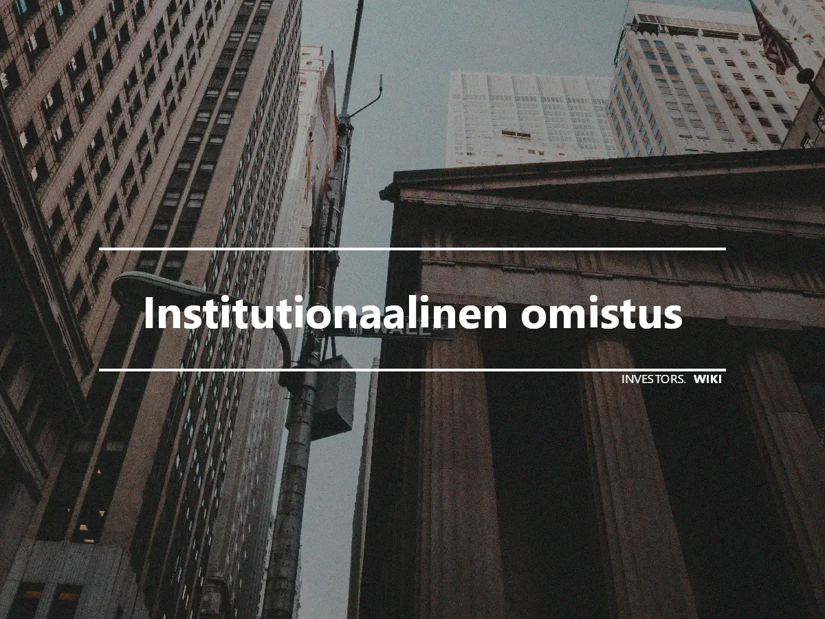 Institutionaalinen omistus