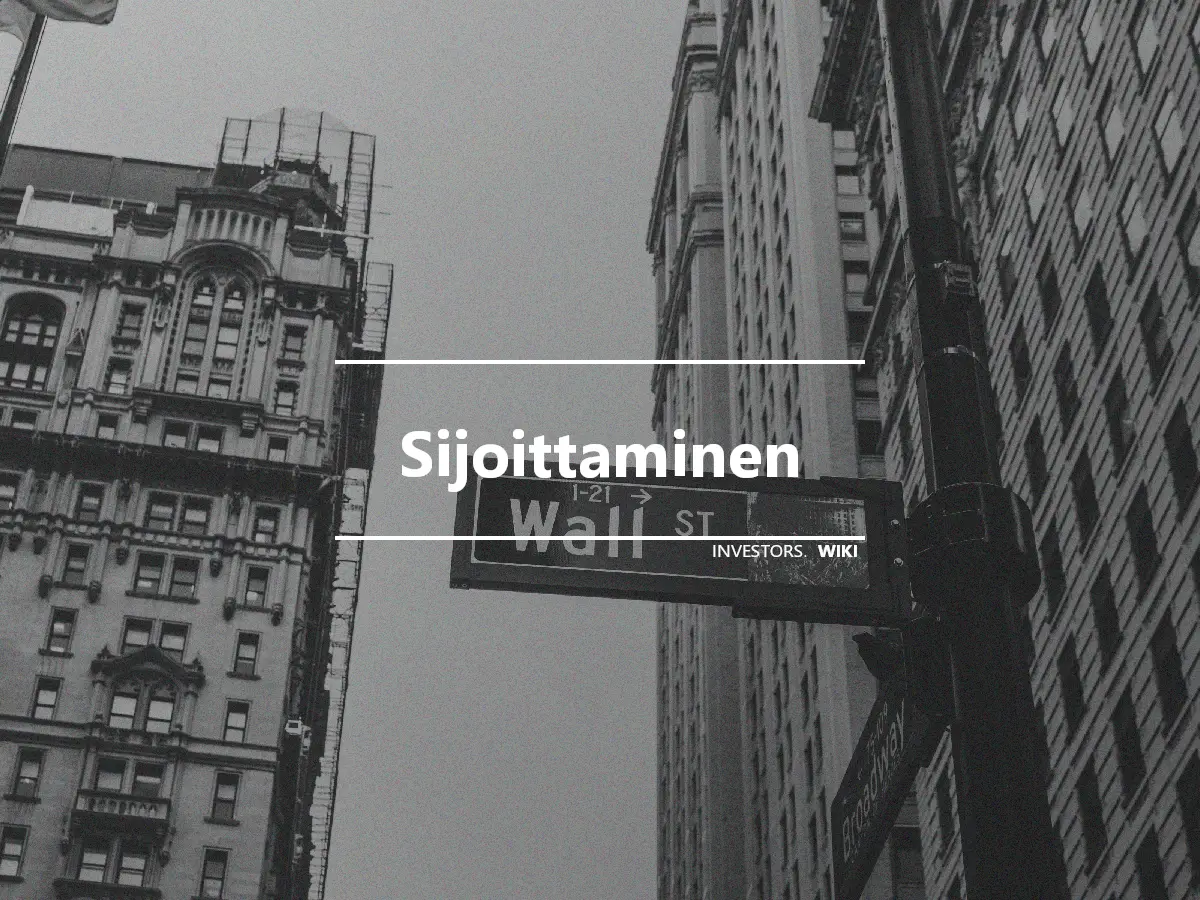 Sijoittaminen