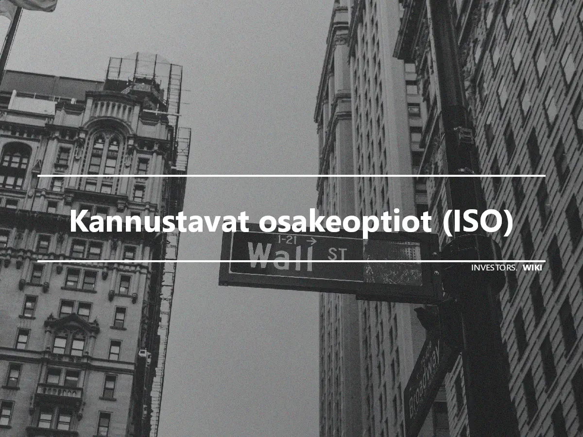 Kannustavat osakeoptiot (ISO)