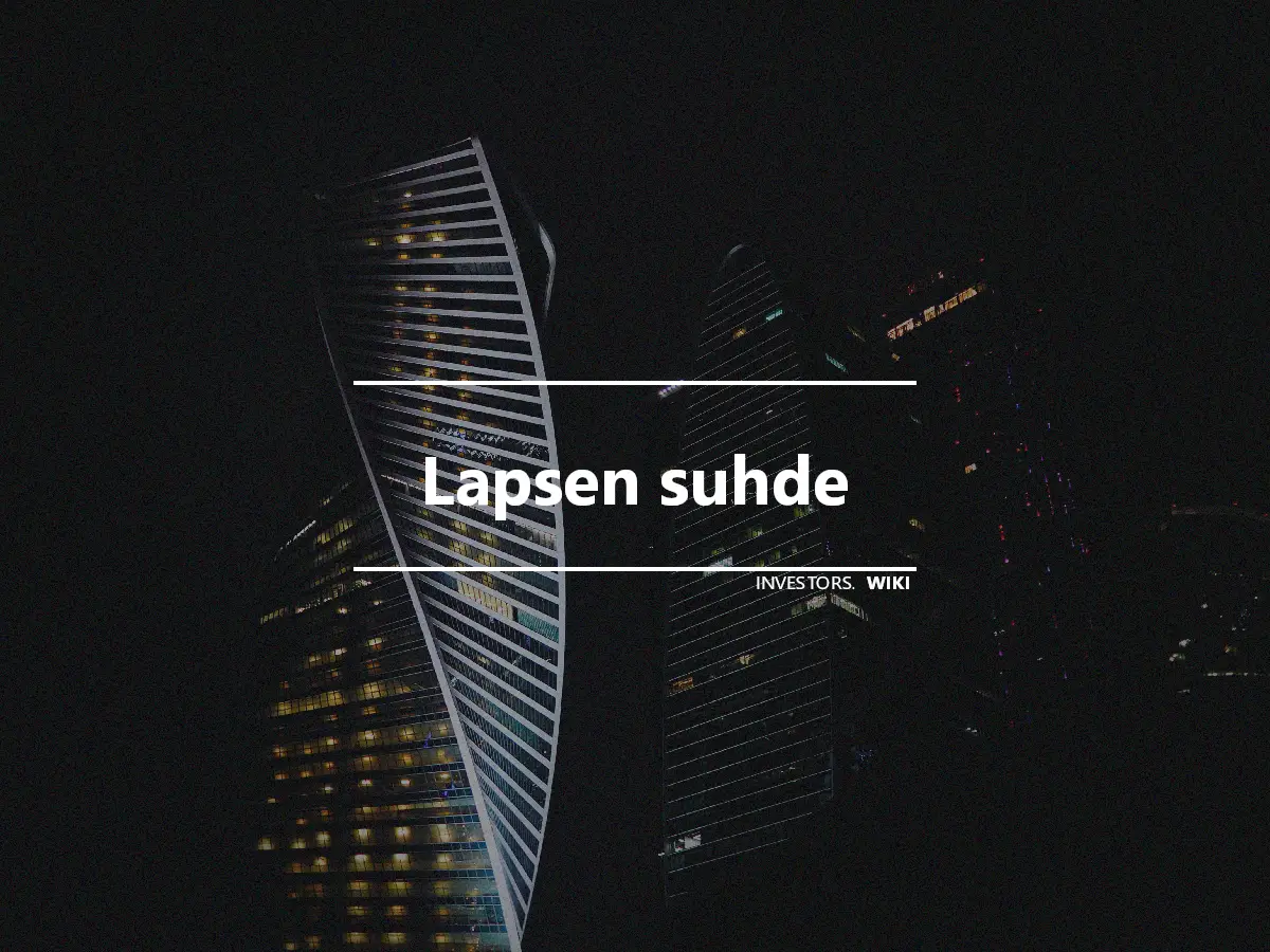 Lapsen suhde