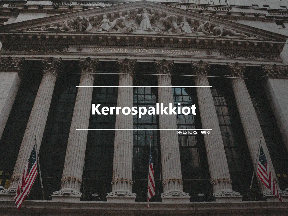 Kerrospalkkiot