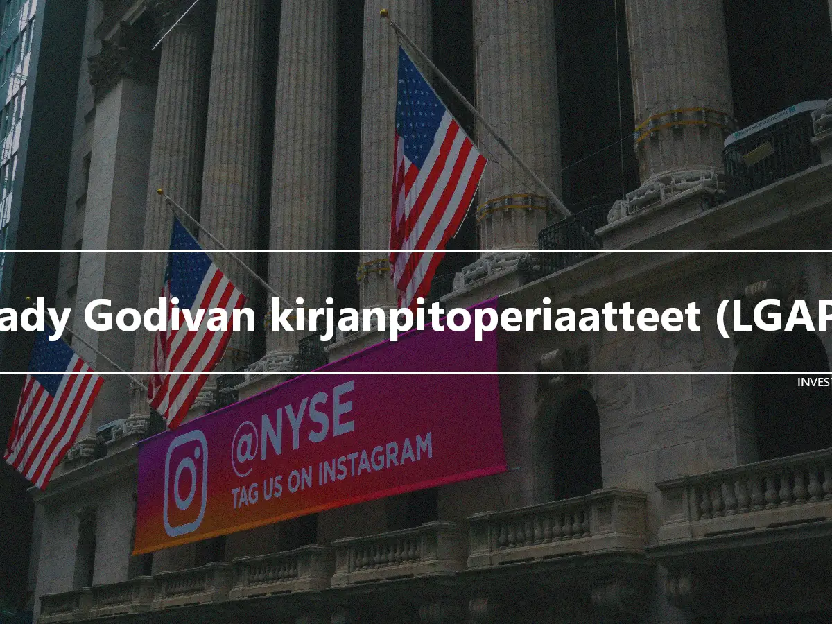 Lady Godivan kirjanpitoperiaatteet (LGAP)