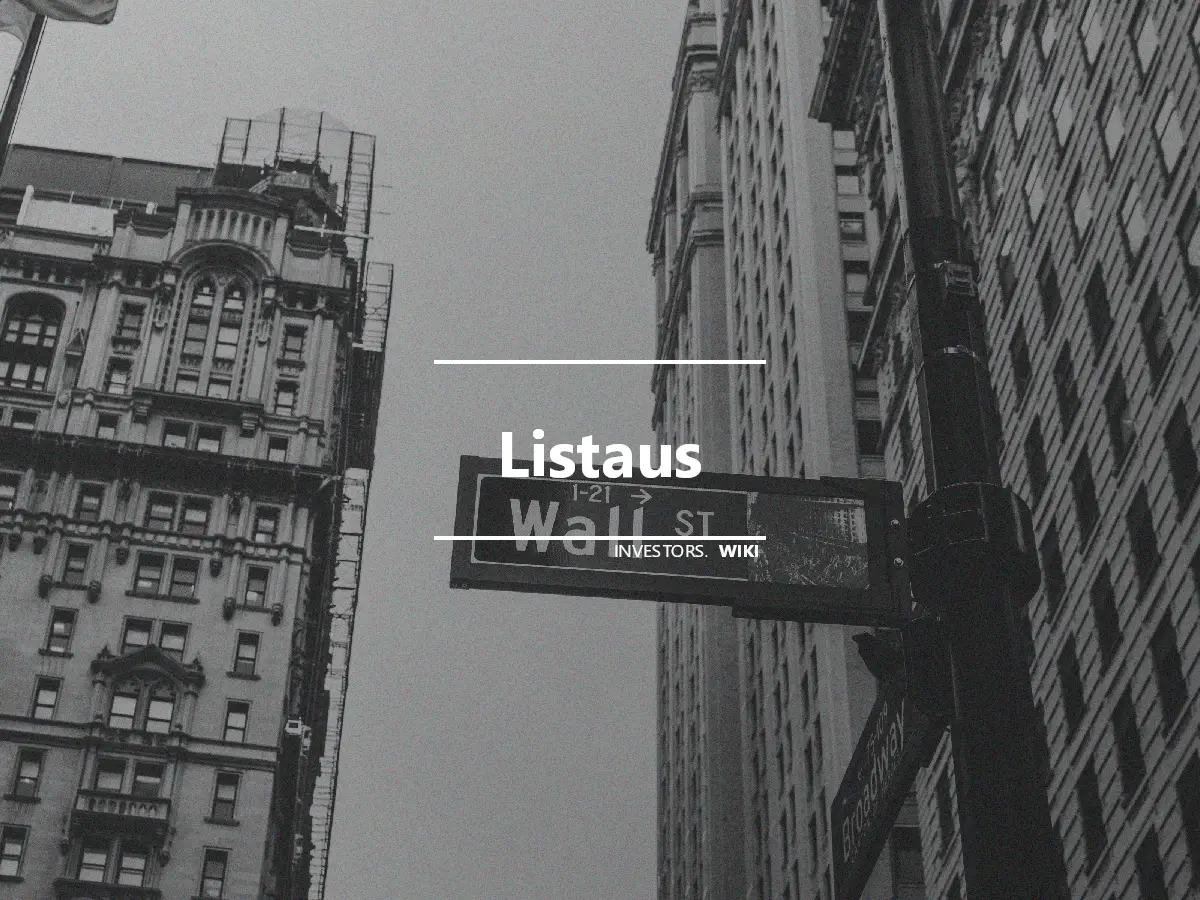 Listaus