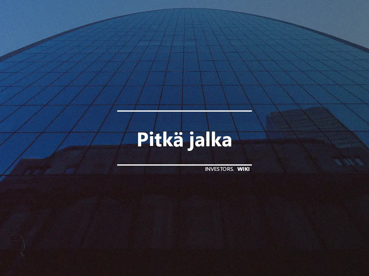 Pitkä jalka