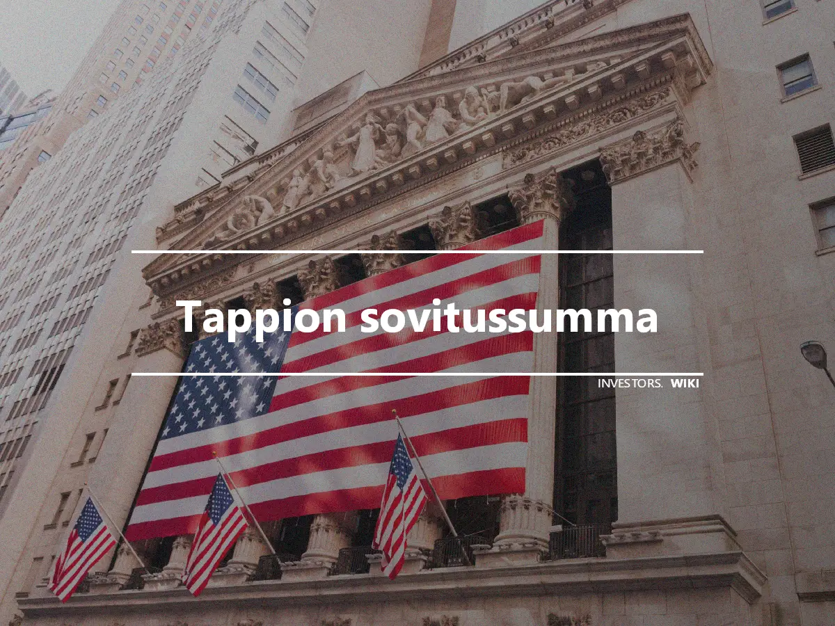 Tappion sovitussumma