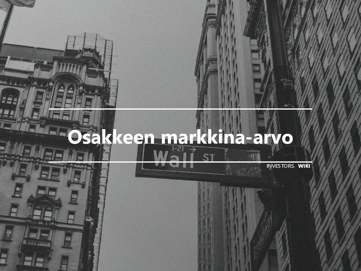 Osakkeen markkina-arvo