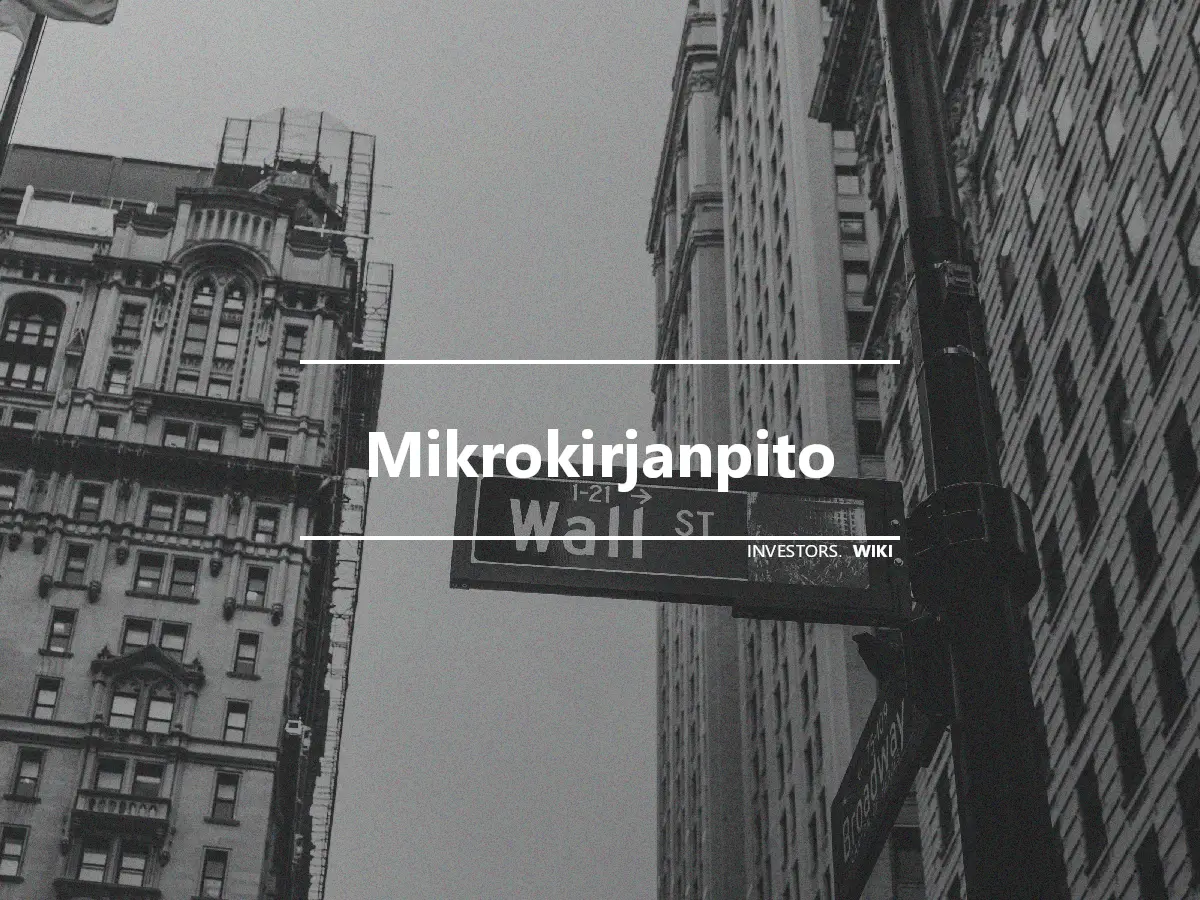 Mikrokirjanpito