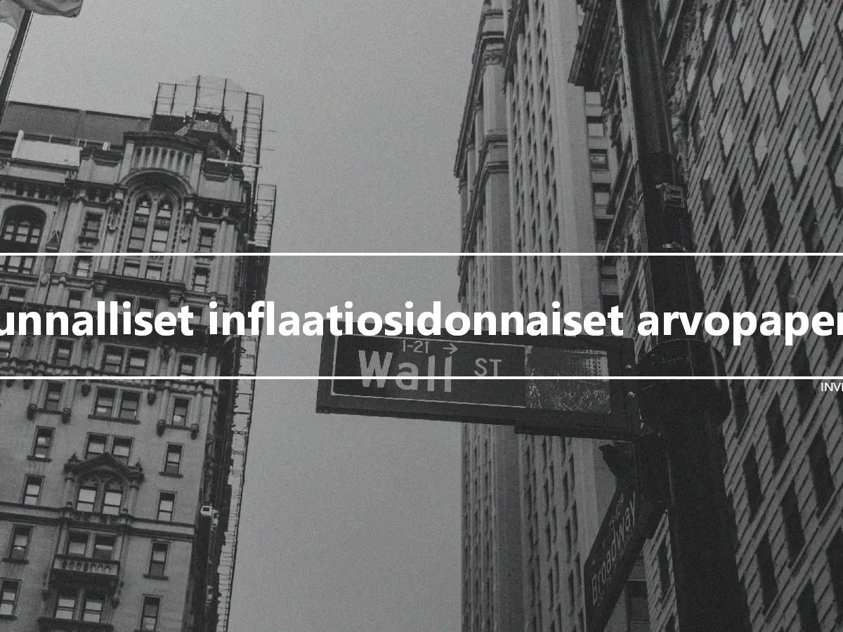 Kunnalliset inflaatiosidonnaiset arvopaperit